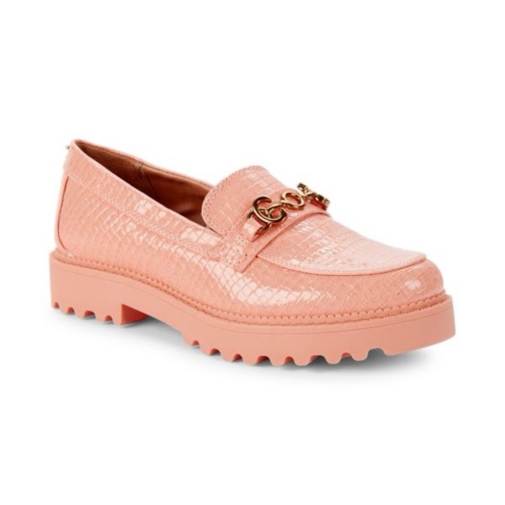 Sam Edelman Curcus sz 9 pink lug soul loafers